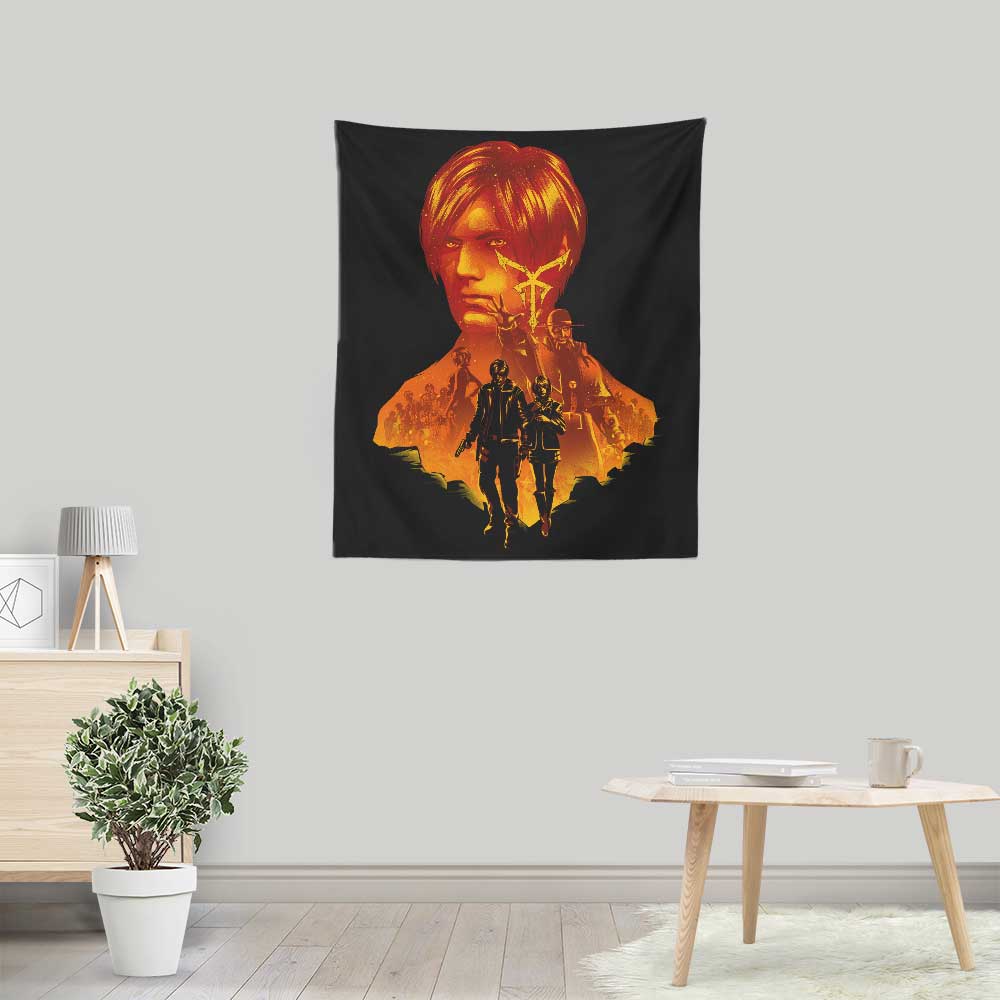 Resident Leon - Wall Tapestry