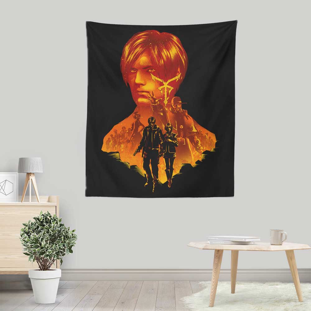 Resident Leon - Wall Tapestry