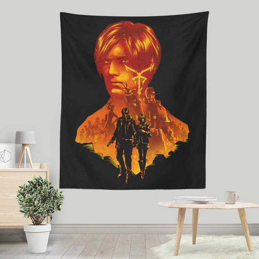 Resident Leon - Wall Tapestry