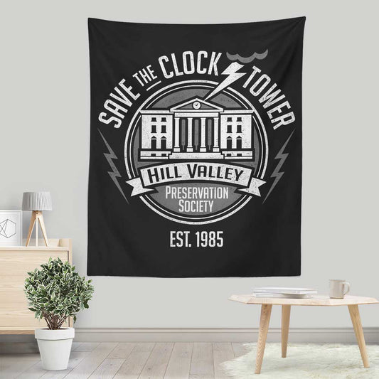 Save the Clock Tower - Wall Tapestry