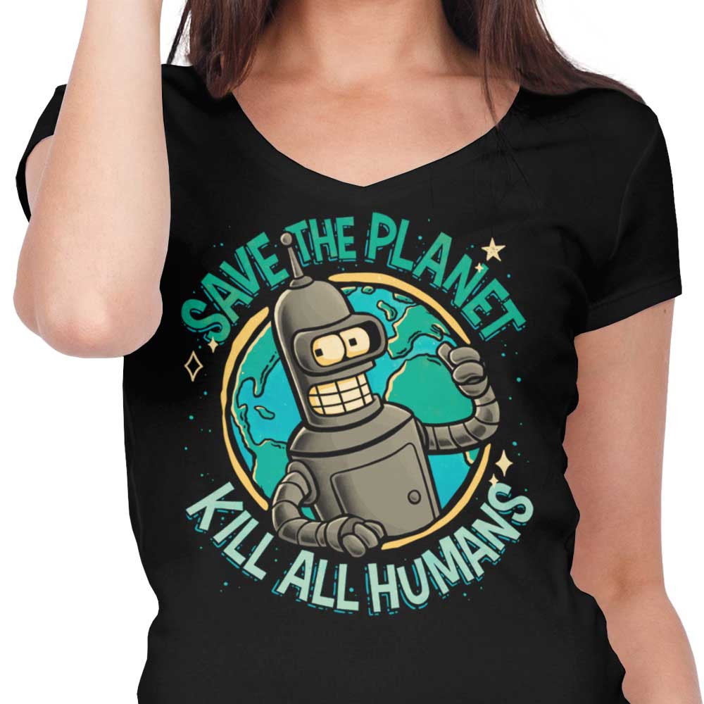 Save the Planet - Women's V-Neck