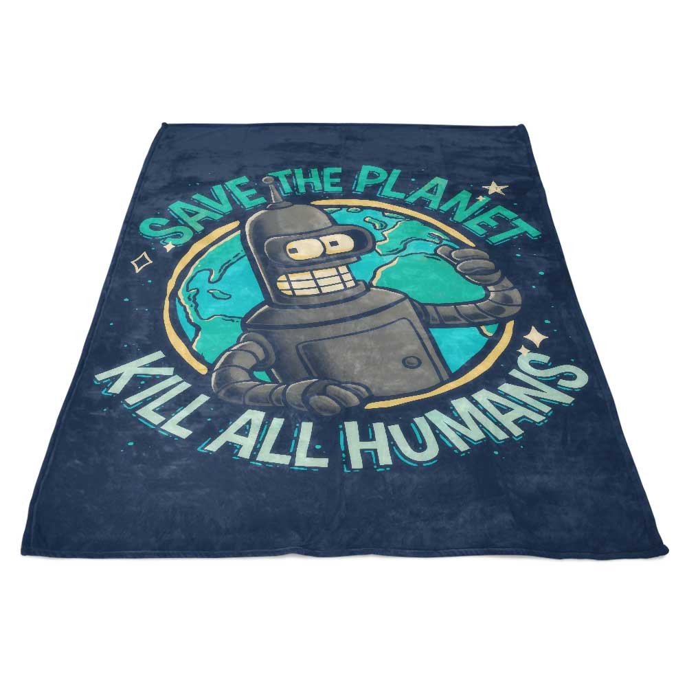 Save the Planet - Fleece Blanket