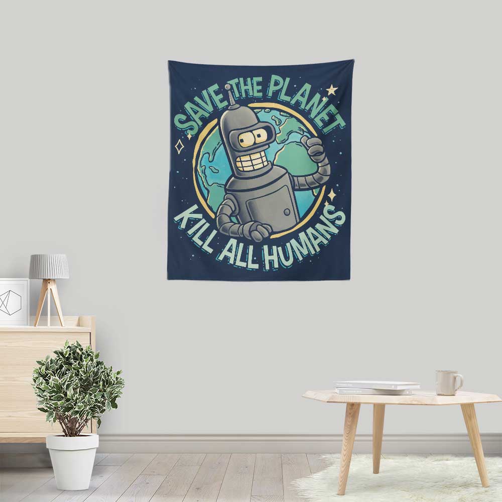 Save the Planet - Wall Tapestry