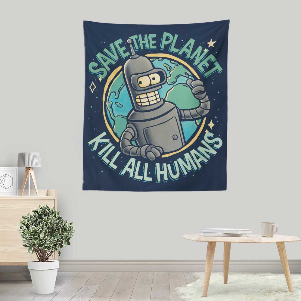 Save the Planet - Wall Tapestry