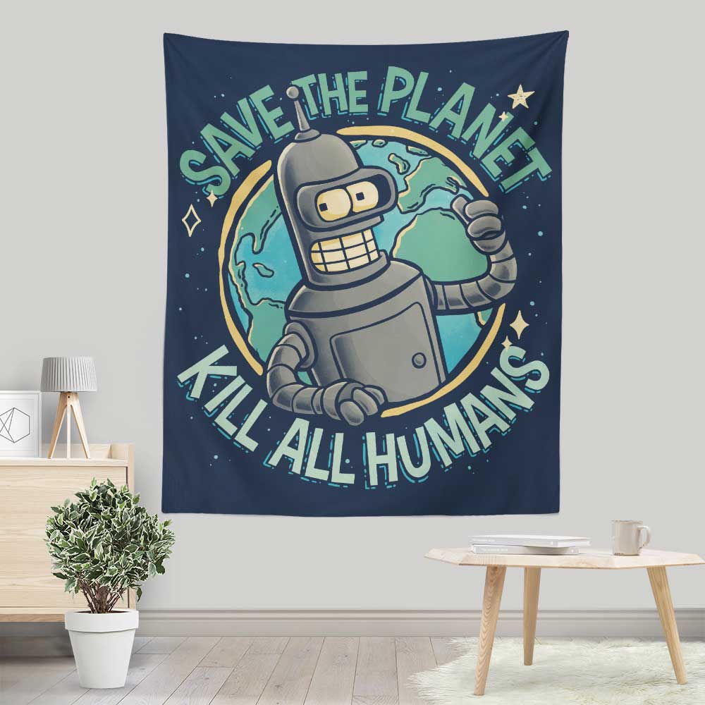 Save the Planet - Wall Tapestry