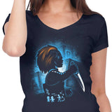 Scary Doll - Women's V-Neck