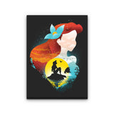 Sea Princess Silhouette - Canvas Print