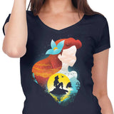 Sea Princess Silhouette - Women's V-Neck