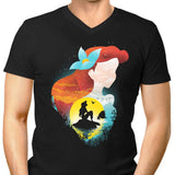 Sea Princess Silhouette - Men's V-Neck