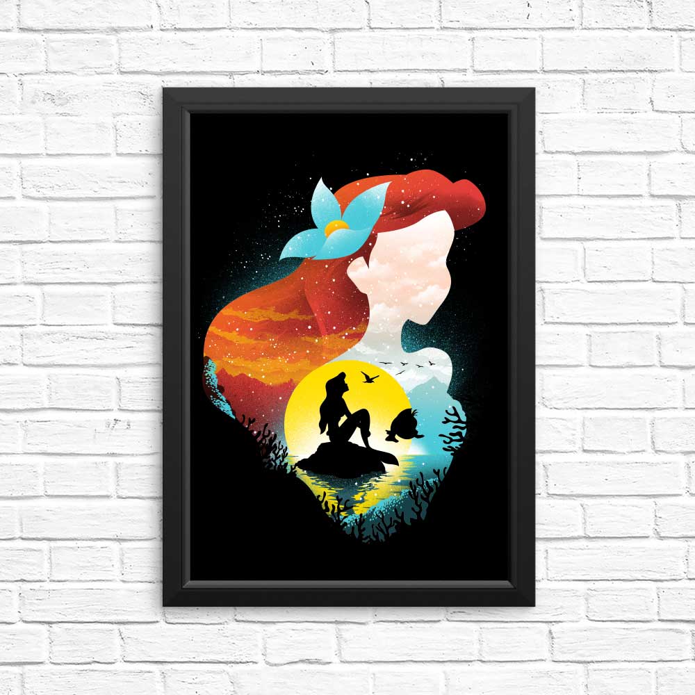 Sea Princess Silhouette - Posters & Prints