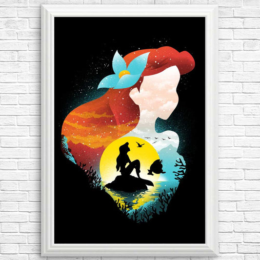 Sea Princess Silhouette - Posters & Prints