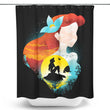 Sea Princess Silhouette - Shower Curtain