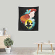 Sea Princess Silhouette - Wall Tapestry