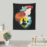 Sea Princess Silhouette - Wall Tapestry