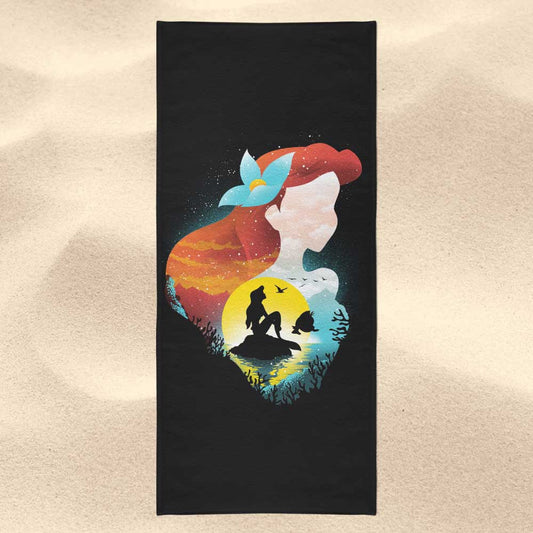 Sea Princess Silhouette - Towel