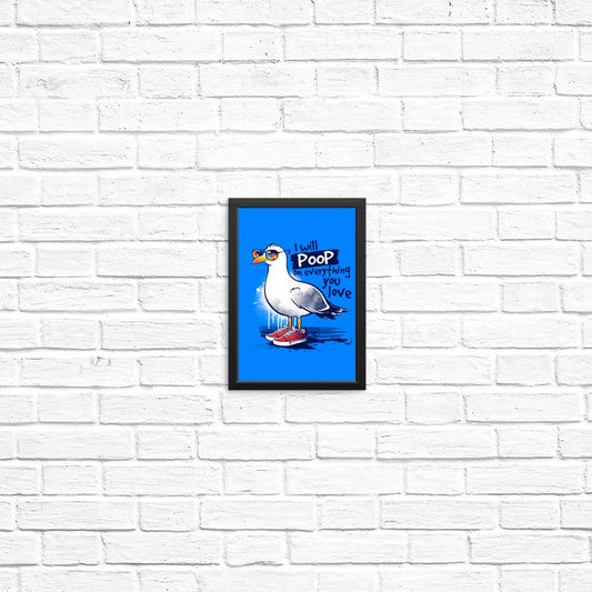 Seagull Love - Posters & Prints