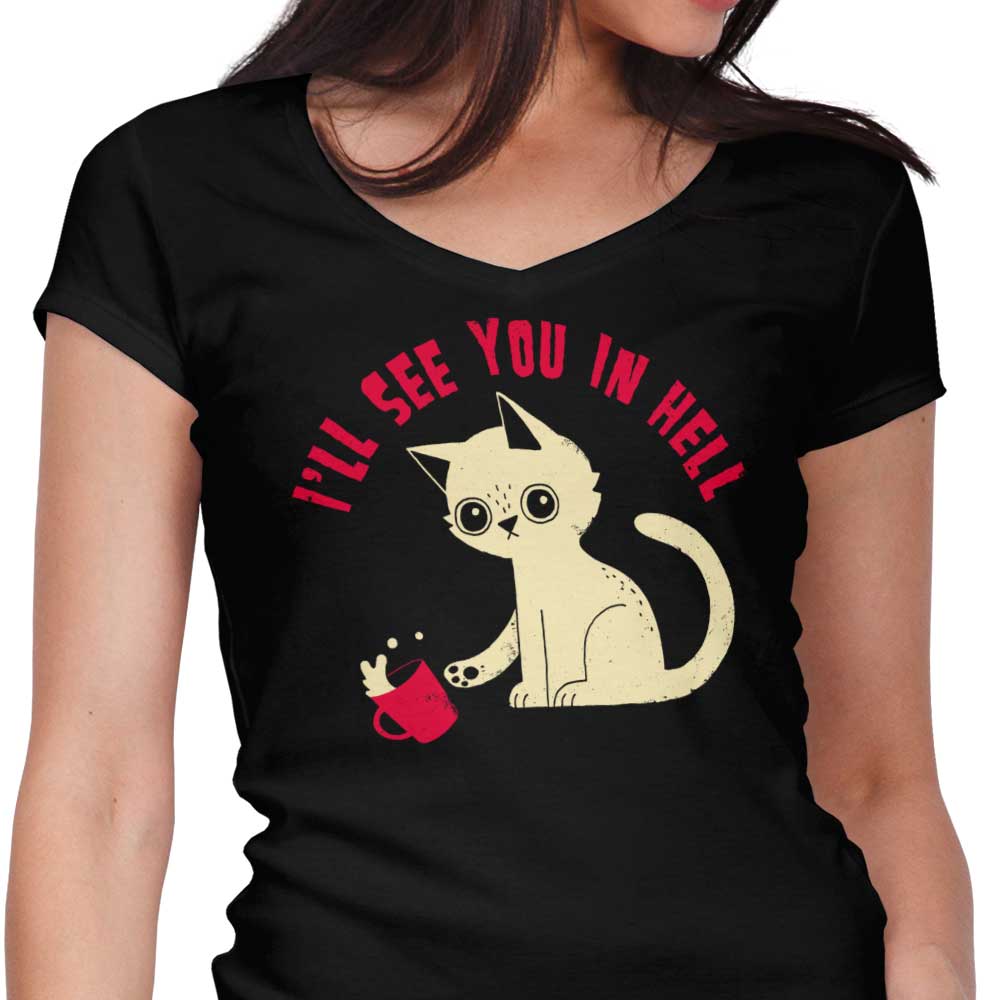 See You in Hell - Women's V-Neck