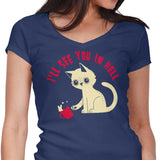 See You in Hell - Women's V-Neck