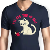 See You in Hell - Men's V-Neck