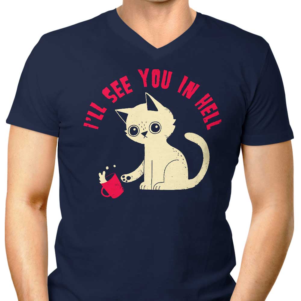 See You in Hell - Men's V-Neck