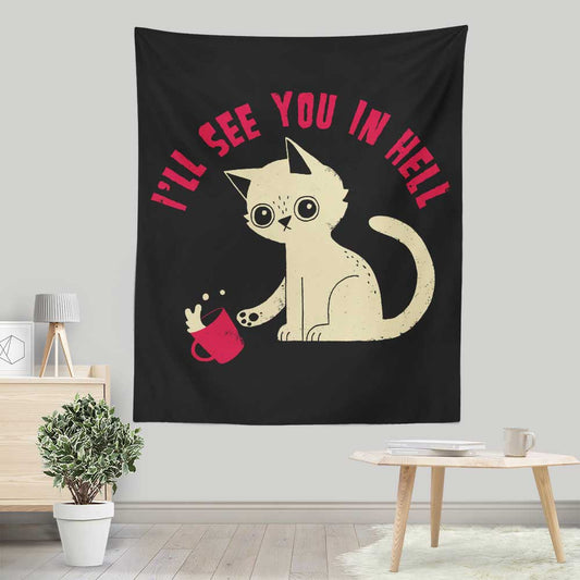 See You in Hell - Wall Tapestry