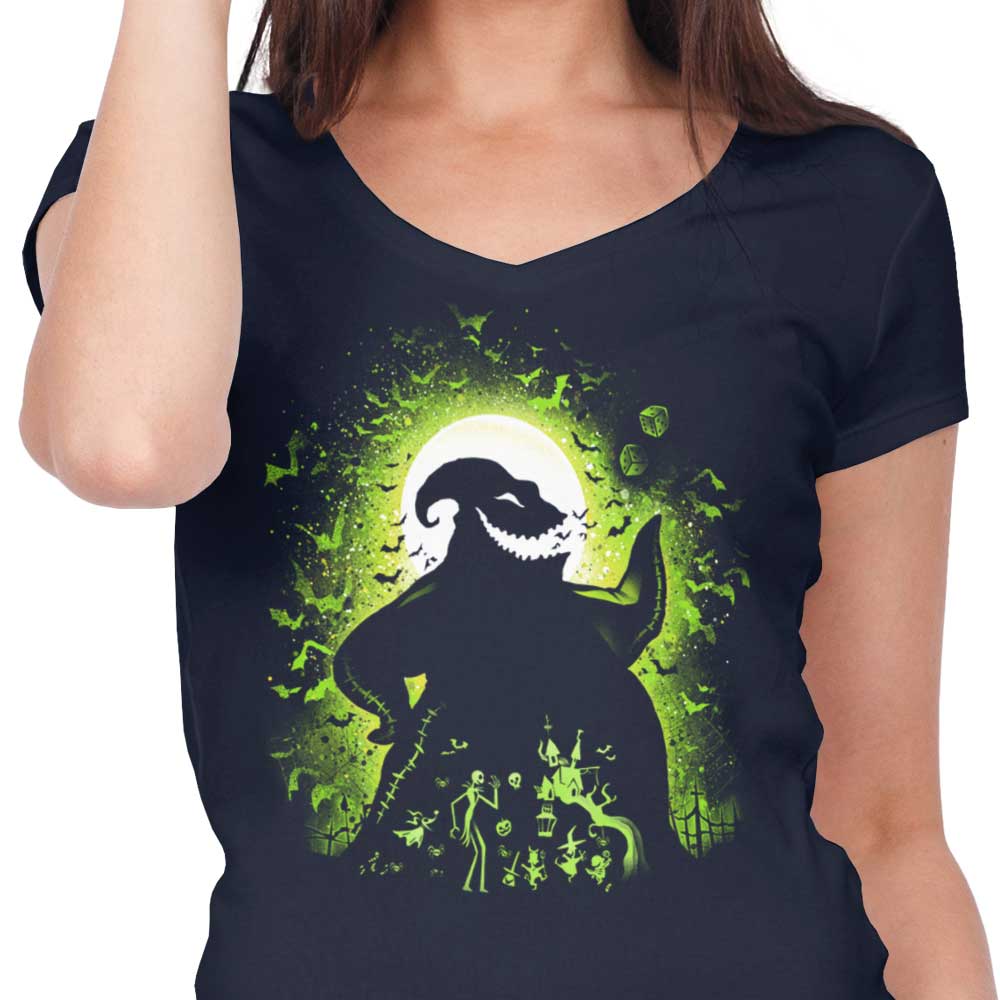 Shadow on the Moon - Women's V-Neck