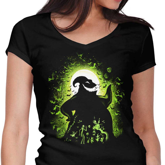 Shadow on the Moon - Women's V-Neck