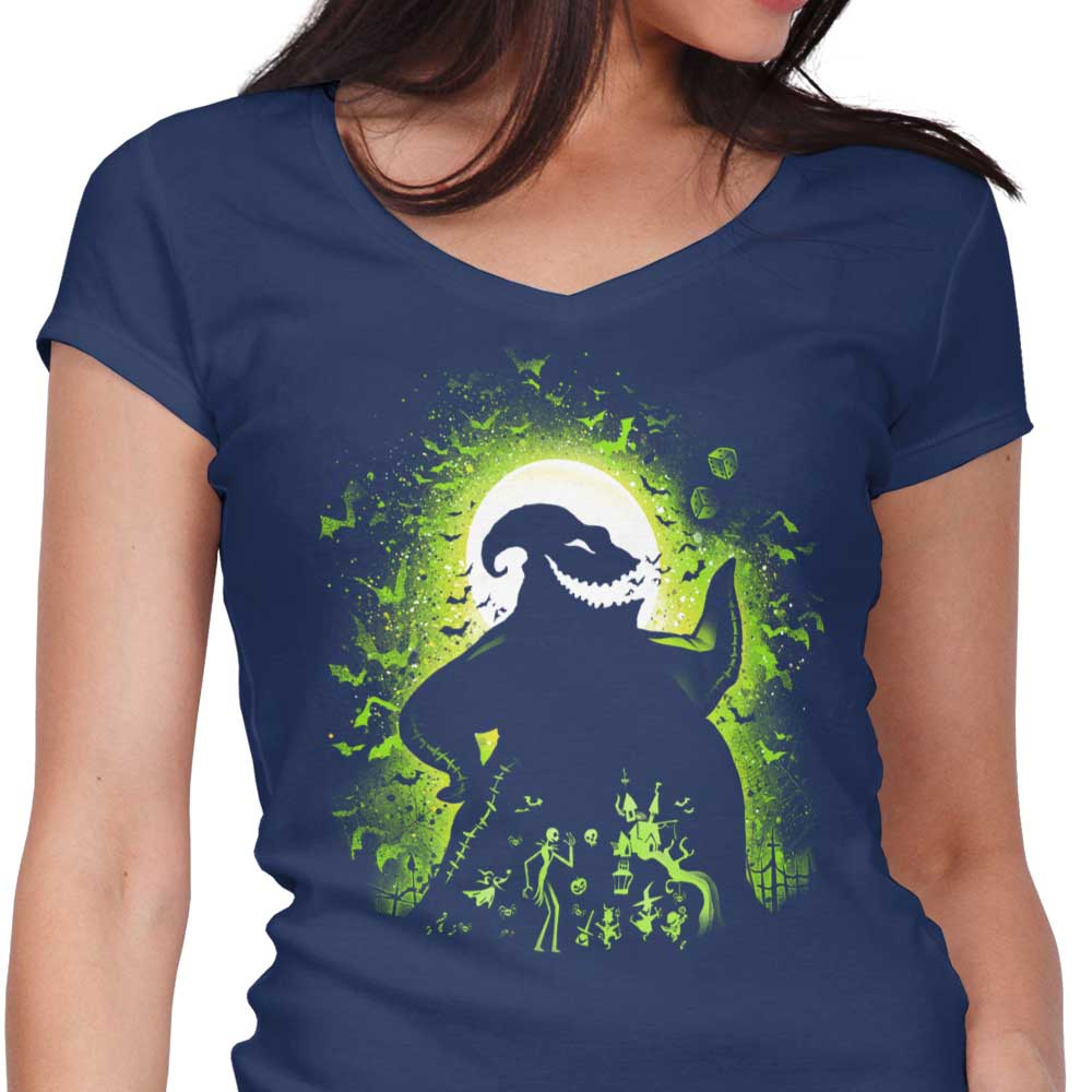 Shadow on the Moon - Women's V-Neck