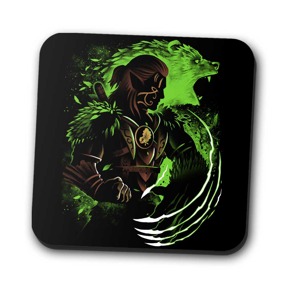 Shapeshifting Wood Elf - Coasters