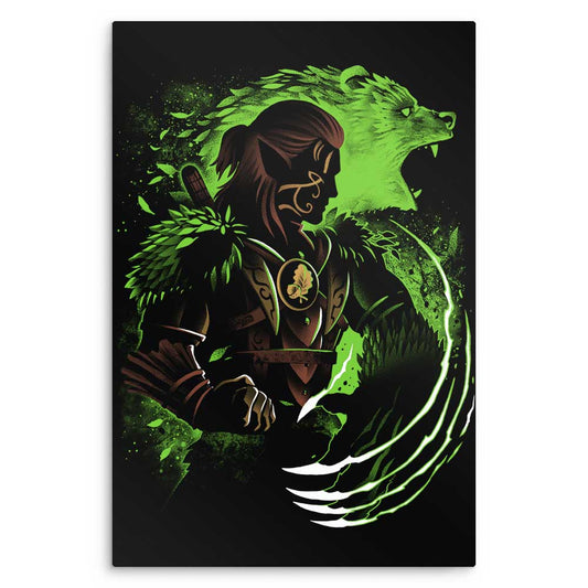 Shapeshifting Wood Elf - Metal Print