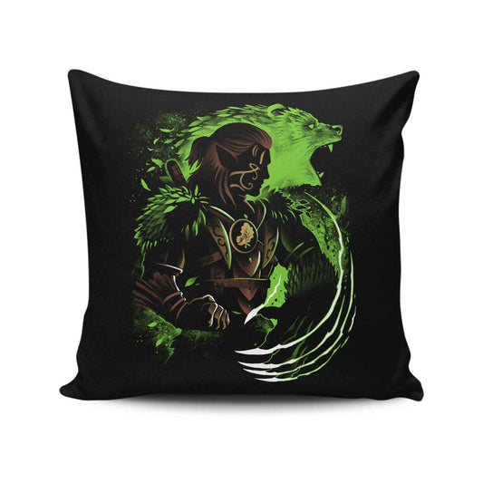 Shapeshifting Wood Elf - Throw Pillow