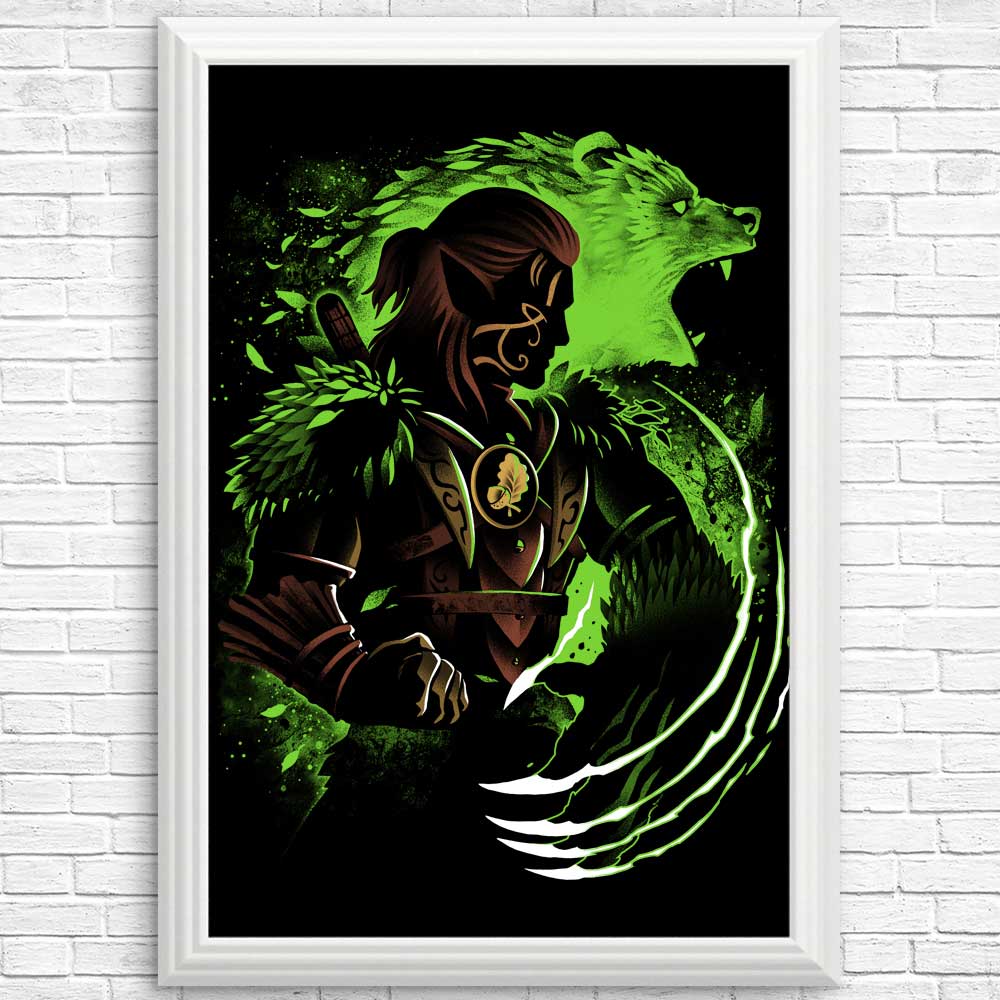 Shapeshifting Wood Elf - Posters & Prints