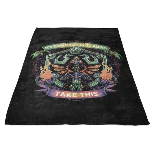 Shield and Sword - Fleece Blanket