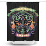 Shield and Sword - Shower Curtain