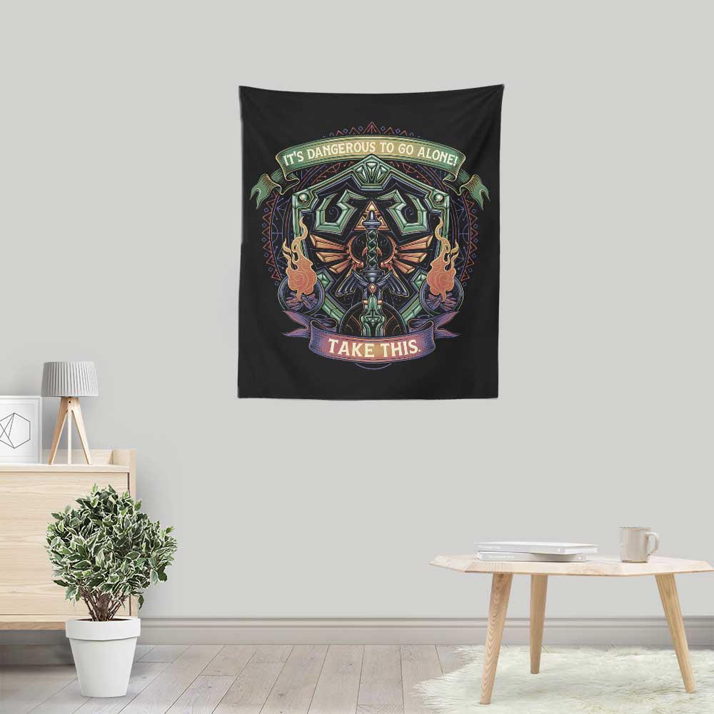 Shield and Sword - Wall Tapestry