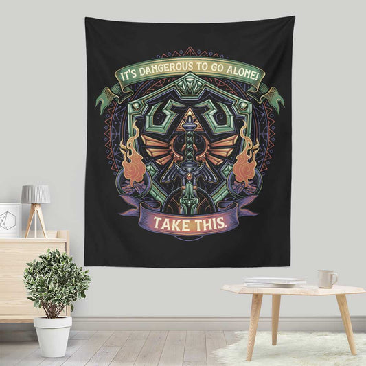 Shield and Sword - Wall Tapestry