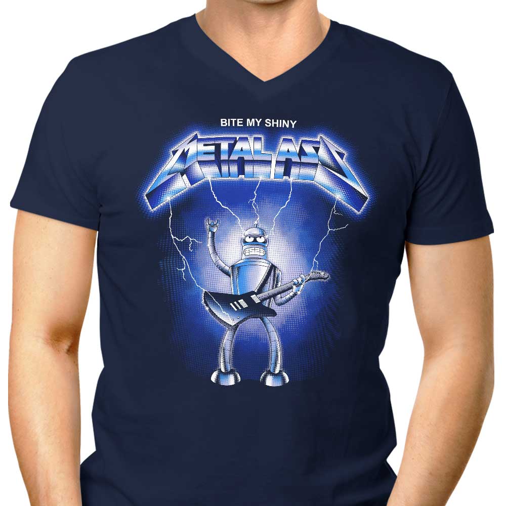 Shiny Metal - Men's V-Neck