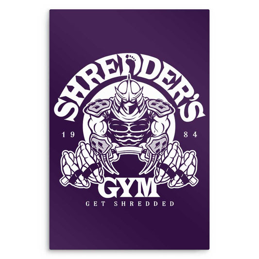 Shredder's Gym - Metal Print