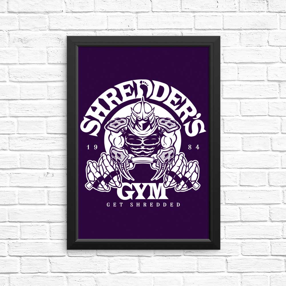 Shredder's Gym - Posters & Prints