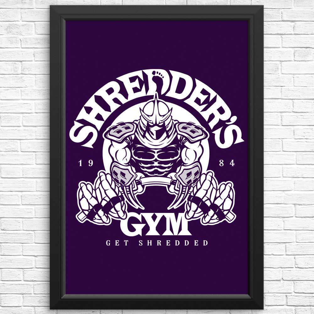 Shredder's Gym - Posters & Prints