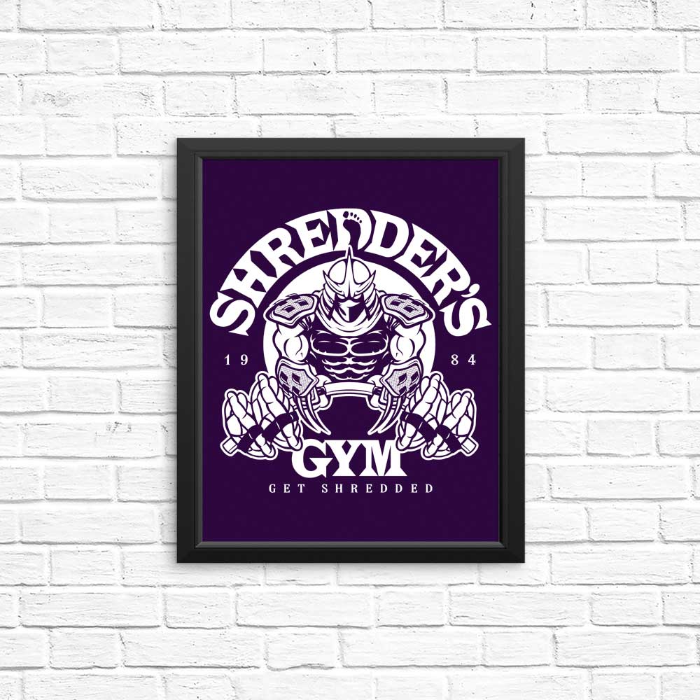 Shredder's Gym - Posters & Prints