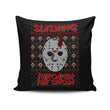 Slashing Through the Snow - Throw Pillow