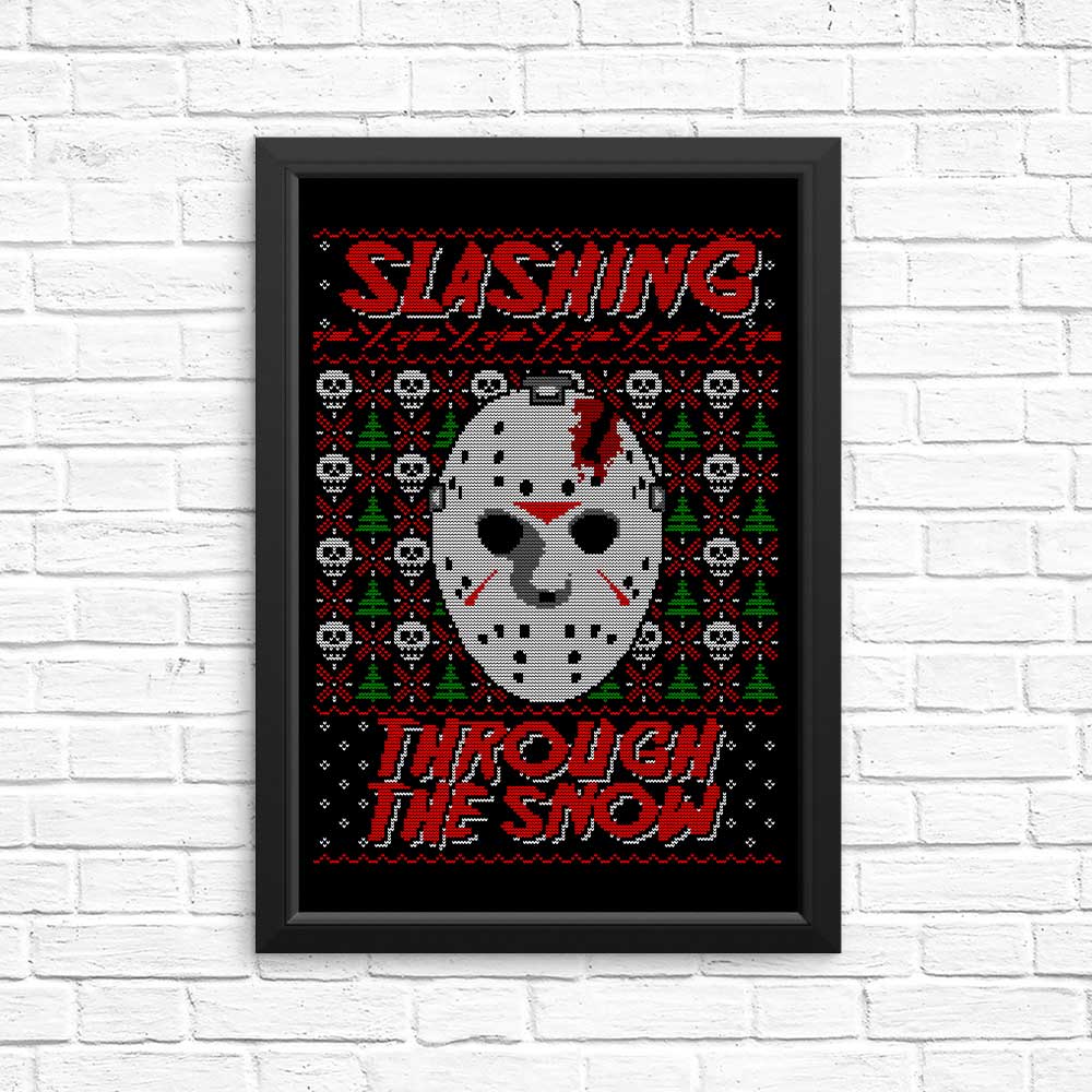 Slashing Through the Snow - Posters & Prints