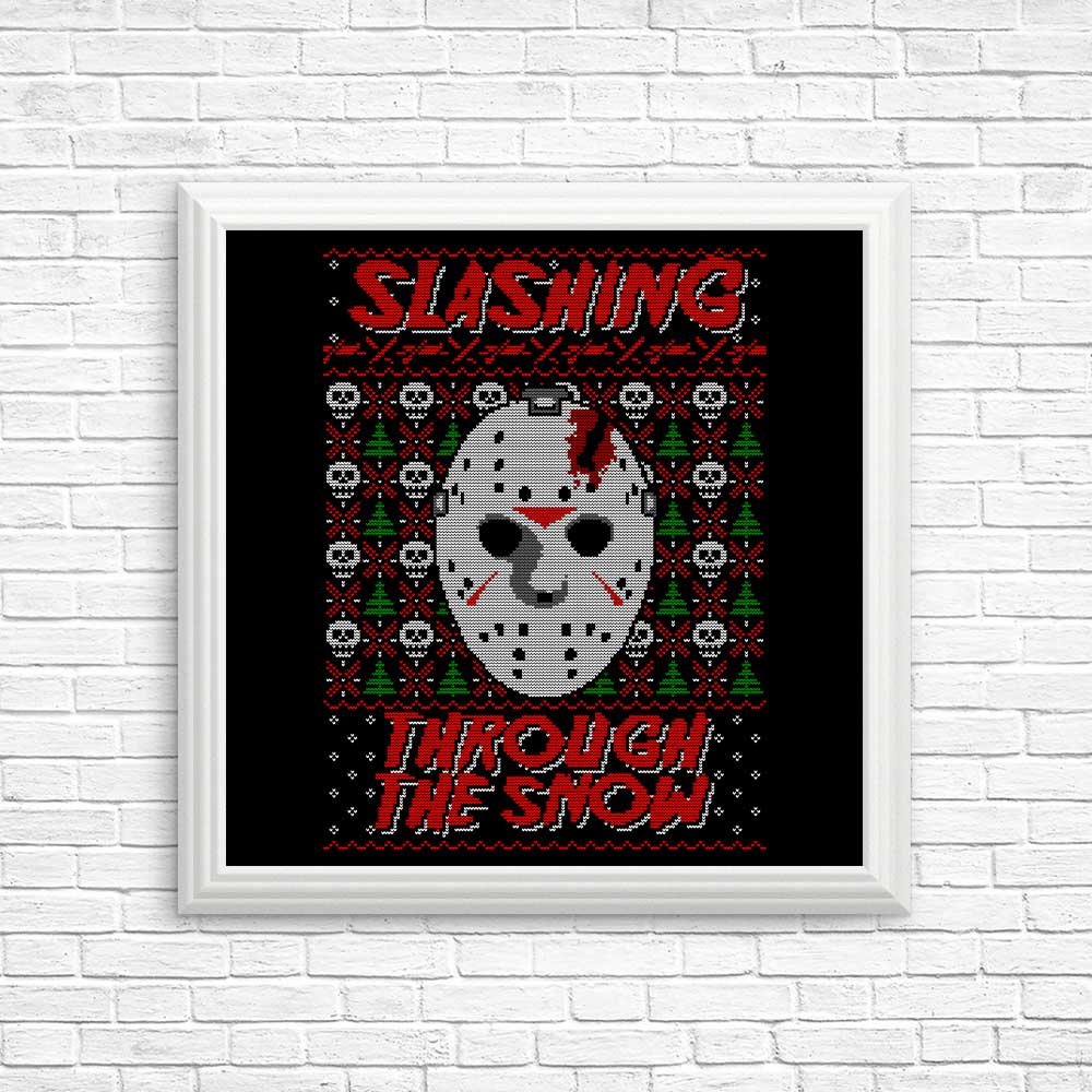 Slashing Through the Snow - Posters & Prints