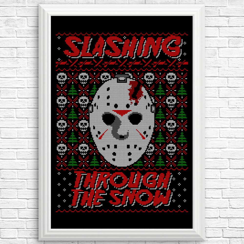 Slashing Through the Snow - Posters & Prints