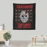 Slashing Through the Snow - Wall Tapestry