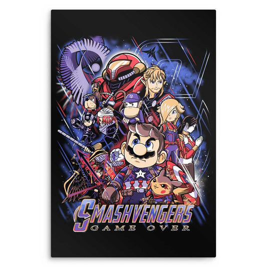 Smash Over - Metal Print