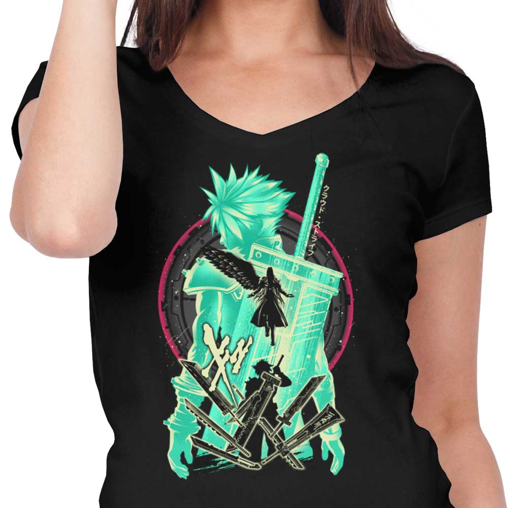 Soldiers of Shinra - Women's V-Neck