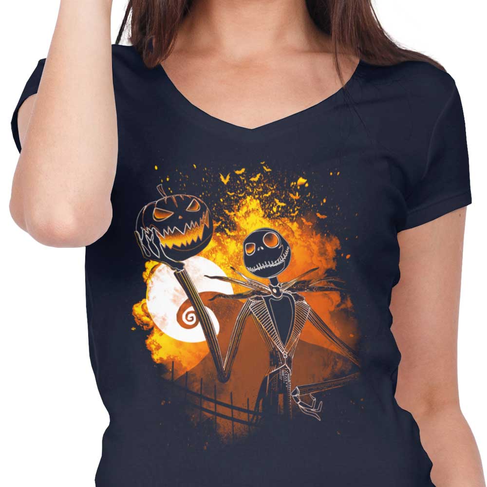 Soul of the Pumpkin King - Women's V-Neck