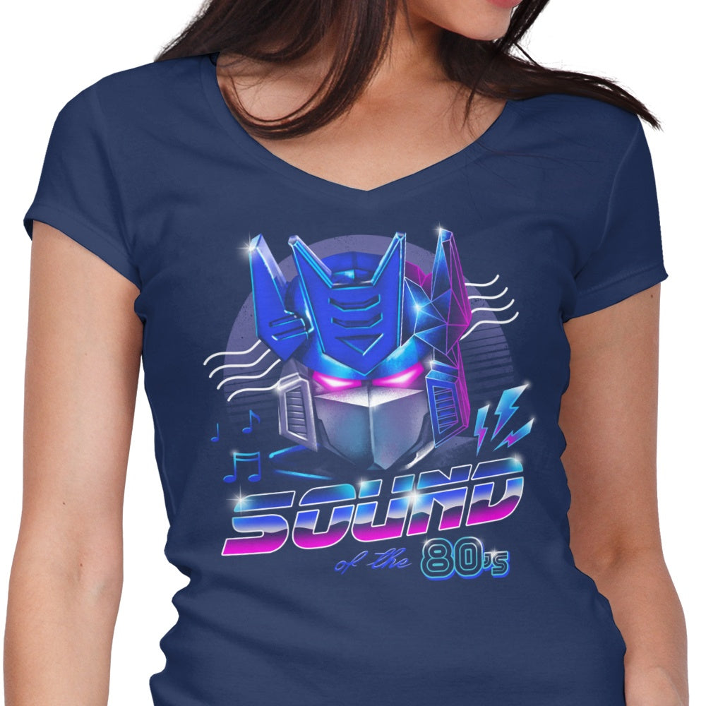 Sound of the 80's - Women's V-Neck